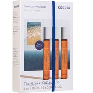Korres Promo Eau De Toilette Lefko 10ml & Kyma 10ml & Avgoustos 10ml Travel Size
