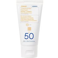 Korres Promo Greek Yoghurt Tinted Sunscreen Face Cream Protect & Hydrate Spf50, 50ml & Подарък Foaming Cream Cleanser with Pre + Probiotics 20ml & торбичка 1 бр