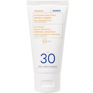 Korres Promo Yoghurt  Sunscreen Face Cream Protect & Hydrate Spf30, 50ml & Подарък Foaming Cream Cleanser with Pre + Probiotics 20ml & торбичка 1 бр