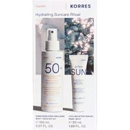 Korres Promo Face & Body Yoghurt Emulsion Protect & Hydrate Sunscreen Spray Spf50+, 150ml & Cooling After Sun Gel With Real Edible Yoghurt 50ml - Хидратиращ слънцезащитен спрей и охлаждащ гел за след слънце с истинско ядливо кисело мляко за лице и тяло с много висока защита Korres Promo Face & Body Yoghurt Emulsion Protect & Hydrate Sunscreen Spray Spf50+, 150ml & Cooling After Sun Gel With Real Edible Yoghurt 50ml - Хидратиращ слънцезащитен спрей и охлаждащ гел за след слънце с истинско ядливо кисело мляко за лице и тяло с много висока защита