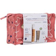 Korres Promo Red Grape Sheer Glow Antiageing Daily Sunscreen Face Cream Spf50, 50ml & Подарък Black Pine 4D Bounce, Firming & Moisturizer Day Cream 20ml & Несесер 1 брой