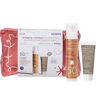 Korres Promo Red Grape Sheer Glow Antiageing Daily Sunscreen Face Cream Spf50, 50ml & Подарък Black Pine 4D Bounce, Firming & Moisturizer Day Cream 20ml & торбичка 1 бр
