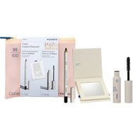 Korres Promo Solid Color Eyeliner Pencil 1,2g - 01 Black & Drama Volume Mascara 4ml - 01 Black & Compact Mirror 1 брой & Несесер 1 брой