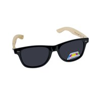 Eyelead Унисекс слънчеви очила с черна - дървена рамка L627