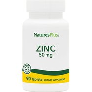 Natures Plus Promo Zinc 50mg 180tabs (2x90tabs) & Подарък Колба Admiral Black 750ml 1 бр