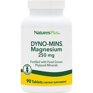 Natures Plus Promo Magnesium Dyno-Mins 250mg 90tabs & Подарък Vitamin B-Complex with Rice Bran 90tabs