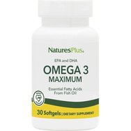 Natures Plus Promo Omega 3 Maximum EPA & DHA 90 Softgels (60+30 Softgels)