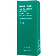 Mania Holic Promo Ph-Balanced Gentle Purifying Gel Cleanser 200ml & Подарък Konjac with Tea Powder Face Sponge 1 брой Mania Holic Promo Ph-Balanced Gentle Purifying Gel Cleanser 200ml & Подарък Konjac with Tea Powder Face Sponge 1 брой