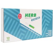 Herb Micro Filter Ultra Thin 12 бр - Резервни филтри за ултра тънка усукана цигара с билкови билки и ензими Herb Micro Filter Ultra Thin 12 бр - Резервни филтри за ултра тънка усукана цигара с билкови билки и ензими