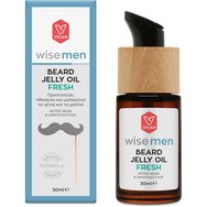 Vican Wise Men Beard Jelly Oil Fresh 30ml - Грижа за брада и коса с нотки мускус и сандалово дърво