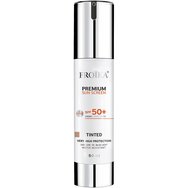 Froika Premium Sun Screen UVA Tinted Spf50+, 50ml - Широкоспектърен слънцезащитен крем за лице с много висока защита и цвят против стареене Froika Premium Sun Screen UVA Tinted Spf50+, 50ml - Широкоспектърен слънцезащитен крем за лице с много висока защита и цвят против стареене
