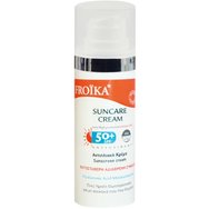 Froika Suncare Cream Spf50+, 50ml - Водоустойчив слънцезащитен крем за лице и тяло с много висока защита с хиалуронова киселина за всички типове кожа