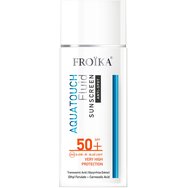 Froika Aquatouch Sunscreen Anti-Spot Spf50+ Fluid Ултратънък слънцезащитен крем за лице с много висока защита срещу пъпки за всички типове кожа 50ml