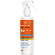 Froika Body Sunscreen Dry Mist Spf50+, 250ml - Прозрачен слънцезащитен спрей за тяло с много висока защита