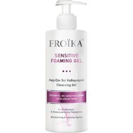 Froika Sensitive Foaming Cleansing Gel 400ml - Лек пенлив ежедневен почистващ гел за лице и тяло с овлажняващи и успокояващи агенти с помпа