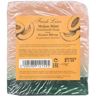 Fresh Line Handmade Melon Mint Soap Ръчно изработен сапун с аромат на пъпеш и мента за хладно и освежаващо усещане 120g