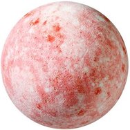 Fresh Line Strawberry & Milk Fizzing bath Ball Αναβράζουσα Μπάλα Μπάνιου с ягода & мляко за сладко & игриво настроение 180g