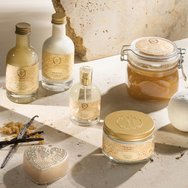 Fresh Line Cassandra Luxurious Handmade Soap Луксозен ръчно изработен сапун Касандра с Ванилия, Мед, Гераниум & Глитер 145g
