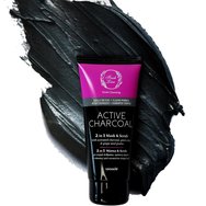 Fresh Line Fresh Cleansing Active Charcoal 2 In 1 Mask & Scrub Маска & Ексфолиант 2 в 1 с Активен Въглен за Всички Типове Кожа 100ml
