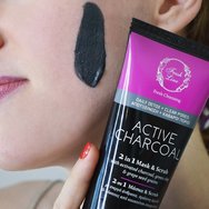 Fresh Line Fresh Cleansing Active Charcoal 2 In 1 Mask & Scrub Маска & Ексфолиант 2 в 1 с Активен Въглен за Всички Типове Кожа 100ml