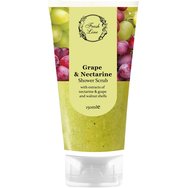 Fresh Line Grape & Nectarine Shower Scrub Свеж и неустоим ексфолиант за тяло под душа с натурален състав с грозде и нектарина 150ml