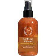 Fresh Line Caribbean Coconut Shimmering Body Oil Сухо олио за тяло с блясък с Карибски кокос за усещане за топлина & тропическа грижа 150ml