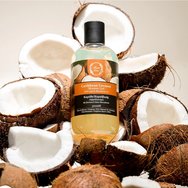Fresh Line Caribbean Coconut Shower Gel Екзотичен и релаксиращ душ-гел с натурален състав с Кокос & Био масло от макадамия 300ml