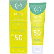 Fresh Line Helios Face Spf50 Sunscreen Cream Безцветен слънцезащитен крем за лице с висока степен на защита с екстракти от бодлива круша, органична краставица и диня 50ml Fresh Line Helios Face Spf50 Sunscreen Cream Безцветен слънцезащитен крем за лице с висока степен на защита с екстракти от бодлива круша, органична краставица и диня 50ml