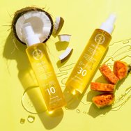 Fresh Line Helios Spf10 Tanning Body Oil Олио за тяло за тен с ниска степен на защита с масла от бодлива круша, кокос и витамин Е 150ml