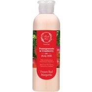 Fresh Line Fresh Bar Pomegranate & Cranberry Body Milk Плодов и освежаващ лосион за тяло с натурални съставки с нар и червена боровинка 200ml - Frozen Red Margarita Fresh Line Fresh Bar Pomegranate & Cranberry Body Milk Плодов и освежаващ лосион за тяло с натурални съставки с нар и червена боровинка 200ml - Frozen Red Margarita