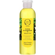 Fresh Line Fresh Bar Lemon & Grapefruit Shower Gel Juicy Lemon Cheesecake Свеж & ревитализиращ душ гел за тяло с натурална формула с лимон & грейпфрут 200ml