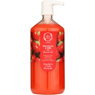 Fresh Line Fresh Bar Strawberry & Milk Shower Gel Strawberry Cream Shortcake Ароматен и плодово освежаващ душ гел с ягоди и мляко 1Lt