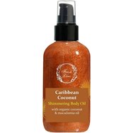 Fresh Line Promo Caribbean Coconut Shower Scrub 150ml & Coconut Body Water 150ml & Shimmering Body Oil 150ml & Подарък несесер 1 брой