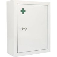 Matsuda Wall Mounted Steel Medicine Cabinet 1 бр - Β (33x27x11cm) - Метална стенна аптека с ключ Matsuda Wall Mounted Steel Medicine Cabinet 1 бр - Β (33x27x11cm) - Метална стенна аптека с ключ