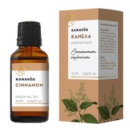 Kanavos Cinnamon Essential Oil 20ml - канела - Етерично масло за естествено ароматизиране на пространството, подходящо за инхалации, което предлага релаксация и благополучие