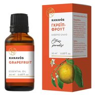 Kanavos Grapefruit Essential Oil 20ml - Грейпфрут - Етерично масло за естествено ароматизиране на пространството, подходящо за инхалации, което предлага релаксация и благополучие Kanavos Grapefruit Essential Oil 20ml - Грейпфрут - Етерично масло за естествено ароматизиране на пространството, подходящо за инхалации, което предлага релаксация и благополучие