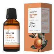 Kanavos Sweet Orange Essential Oil 20ml - портокал - Етерично масло за естествено ароматизиране на пространството, подходящо за инхалации, което предлага релаксация и благополучие Kanavos Sweet Orange Essential Oil 20ml - портокал - Етерично масло за естествено ароматизиране на пространството, подходящо за инхалации, което предлага релаксация и благополучие