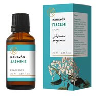 Kanavos Jasmine Essential Oil 20ml - Жасмин - Етерично масло за естествено ароматизиране на пространството, подходящо за инхалации, което предлага релаксация и благополучие Kanavos Jasmine Essential Oil 20ml - Жасмин - Етерично масло за естествено ароматизиране на пространството, подходящо за инхалации, което предлага релаксация и благополучие