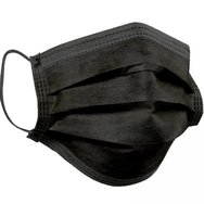Synmask Medical 3ply Type 2 Mask 20 бр - Черно - Удобна 3-слойна хирургическа защитна маска с назална лента за еднократна употреба
