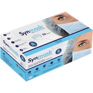 Synmask Medical 3ply Mask Type ΙΙR NR 50 бр - 3-слойна хирургическа защитна маска с метално фолио за еднократна употреба Synmask Medical 3ply Mask Type ΙΙR NR 50 бр - 3-слойна хирургическа защитна маска с метално фолио за еднократна употреба
