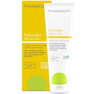 Pharmasept Heliodor Kids Face & Body Sun Cream Spf50, 150ml - Широкоспектърна защита за деца за лице и тяло Слънцезащитен крем със 100% естествен филтър Pharmasept Heliodor Kids Face & Body Sun Cream Spf50, 150ml - Широкоспектърна защита за деца за лице и тяло Слънцезащитен крем със 100% естествен филтър