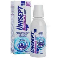 Intermed UNISEPT Mouthwash Антибактериално, почистване, лечебно, облекчение действие Intermed UNISEPT Mouthwash Антибактериално, почистване, лечебно, облекчение действие