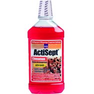 Actisept Cinnamon Mouthwash Лека антисептична ежедневна вода за уста с аромат на канела 500ml Actisept Cinnamon Mouthwash Лека антисептична ежедневна вода за уста с аромат на канела 500ml