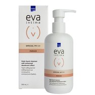 Intermed Eva Intima Special pH 3.5 Period 250ml - Ежедневно почистване на чувствителната зона и естествена защита от неприятна миризма Intermed Eva Intima Special pH 3.5 Period 250ml - Ежедневно почистване на чувствителната зона и естествена защита от неприятна миризма
