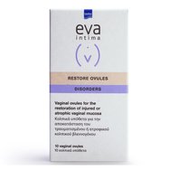 Eva Intima Restore Ovules Disorders Вагинални супозитории за възстановяване на увредената, атрофична вагинална лигавица 10 Ovule Eva Intima Restore Ovules Disorders Вагинални супозитории за възстановяване на увредената, атрофична вагинална лигавица 10 Ovule