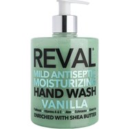 Intermed Reval Mild Antiseptic Moisturizing Hand Wash Enriched with Shea Butter 500ml - Vanilla - Мек антисептичен почистващ препарат за ръце с овлажняващи свойства Intermed Reval Mild Antiseptic Moisturizing Hand Wash Enriched with Shea Butter 500ml - Vanilla - Мек антисептичен почистващ препарат за ръце с овлажняващи свойства
