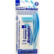 Intermed Ergonomic Interdental Brushpicks Клечки за зъби със специално проектирани върхове за отстраняване на храна, без да нараняват венците 60 броя Intermed Ergonomic Interdental Brushpicks Клечки за зъби със специално проектирани върхове за отстраняване на храна, без да нараняват венците 60 броя