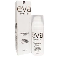 InterMed Eva Belle Regenerating Serum 50ml - Овлажняващ и регенериращ серум със соеви изофлавони, колаген от морски произход и натриев хиалуронат InterMed Eva Belle Regenerating Serum 50ml - Овлажняващ и регенериращ серум със соеви изофлавони, колаген от морски произход и натриев хиалуронат