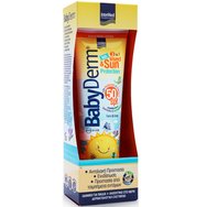 Intermed Babyderm Kids 3 in 1 Insect & Sun Protection Lotion Spf50, 300ml - Бебешка овлажняваща емулсия за висока защита от слънцето и защита от ухапвания от насекоми по естествен начин Intermed Babyderm Kids 3 in 1 Insect & Sun Protection Lotion Spf50, 300ml - Бебешка овлажняваща емулсия за висока защита от слънцето и защита от ухапвания от насекоми по естествен начин