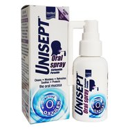 InterMed Unisept Oral Spray With Carbamide Peroxide 50ml - Спрей за уста за хигиена на устната кухина InterMed Unisept Oral Spray With Carbamide Peroxide 50ml - Спрей за уста за хигиена на устната кухина